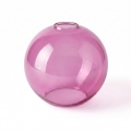 Vidro de substituição para lustre KULA E27, diâmetro 18 cm, rosa fumê