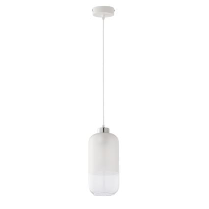 Vidro de substituição para lustre MARCO E27, diâmetro 14 cm, transparente/branco