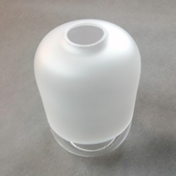 Vidro de substituição para lustre MARCO E27, diâmetro 14 cm, transparente/branco