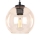 Vidro de substituição para lustre POBO E27, Ø 14 cm, bege fumê