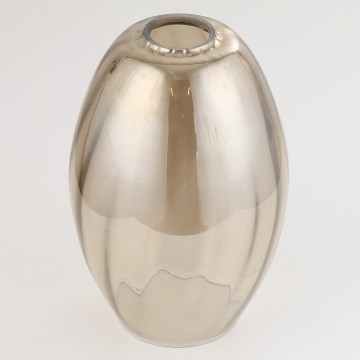 Vidro de substituição para lustre SEBO E27, diâmetro 17 cm, bege fumê