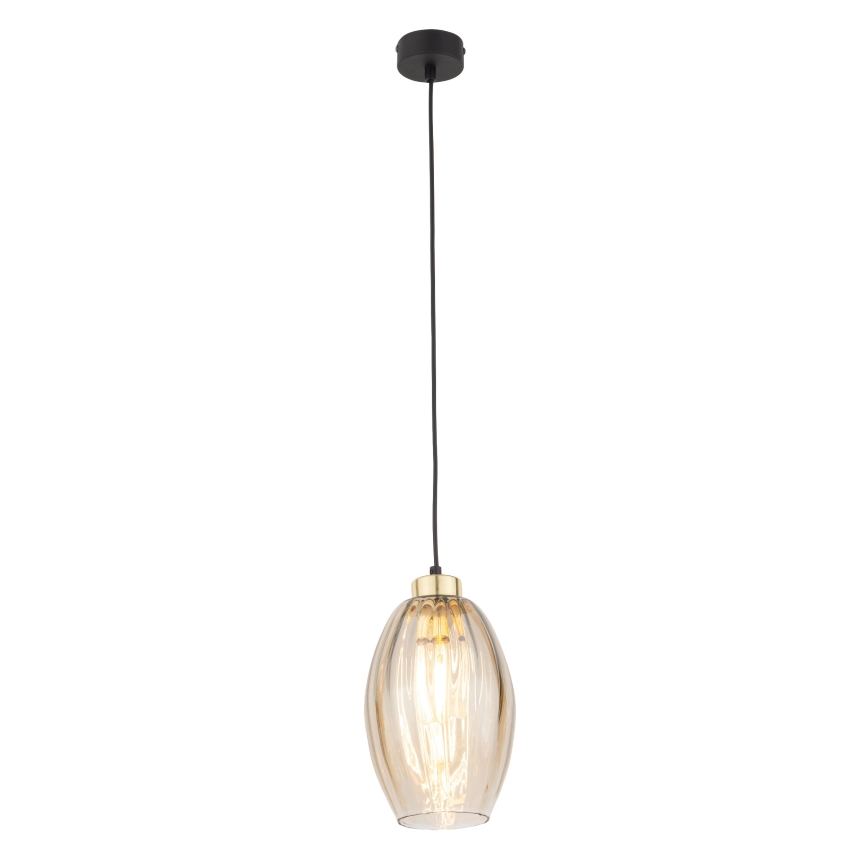 Vidro de substituição para lustre SEBO E27, diâmetro 17 cm, bege fumê