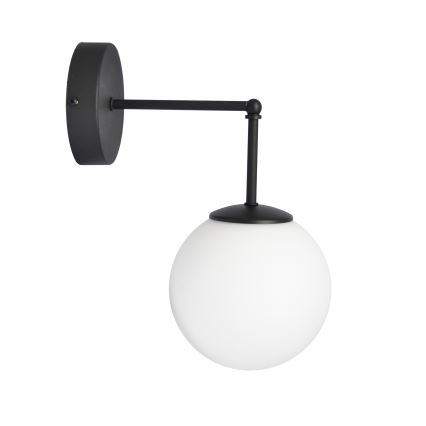 Vidro de substituição universal MOON E27 diâmetro 16 cm branco