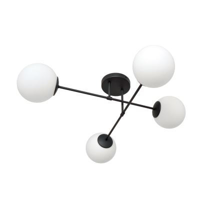 Vidro de substituição universal MOON E27 diâmetro 16 cm branco