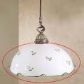 Vidro de substituição universal NONNA E27 Ø 20 cm branco/verde