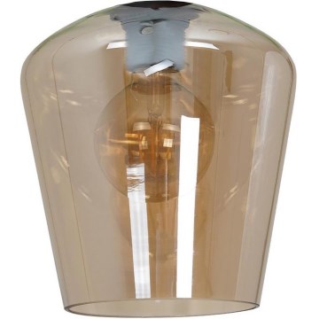 Vidro de substituição universal SANTIAGO E27 diâmetro 18 cm fumado castanho