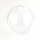 Vidro sobressalente para lustre DEVI E27, diâmetro 18 cm, transparente