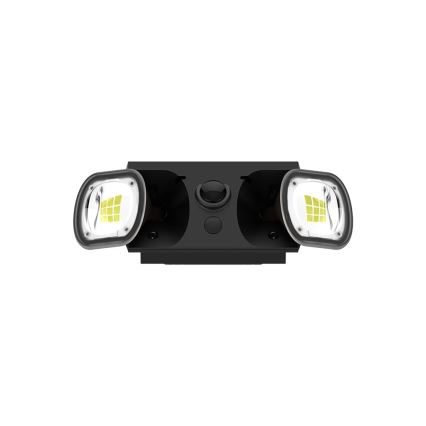 Viking - Aplique de parede solar LED regulável e flexível com sensor LED 1,3 W / 3,7 V IP44 4000 K 2000 mAh