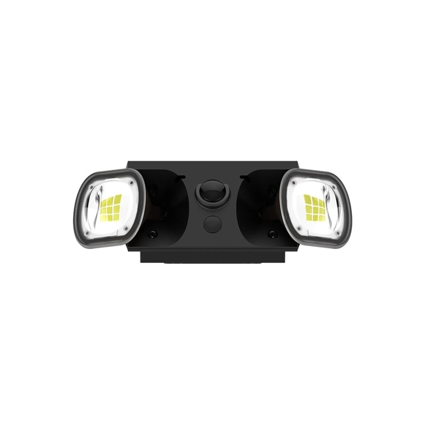 Viking - Aplique de parede solar LED regulável e flexível com sensor LED 1,3 W / 3,7 V IP44 4000 K 2000 mAh