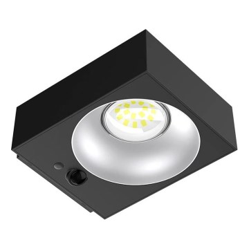 Viking - Aplique de parede solar LED dimerizável com sensor LED/2W/3,7V IP65 4000K 2000 mAh