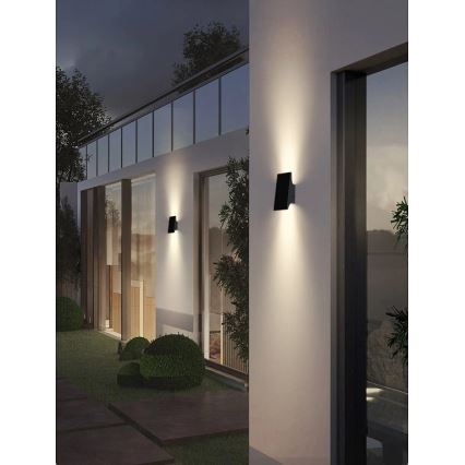 Viking - Aplique de parede solar LED dimerizável LED/1,5W/3,7V IP65 4000K 2000 mAh