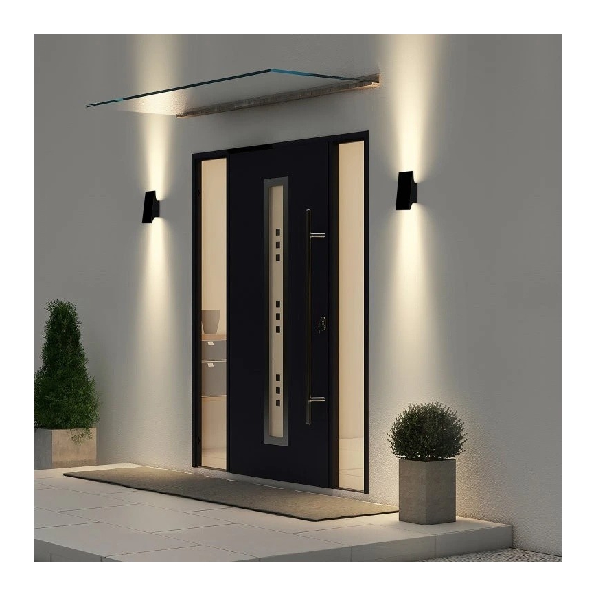 Viking - Aplique de parede solar LED dimerizável LED/1,5W/3,7V IP65 4000K 2000 mAh