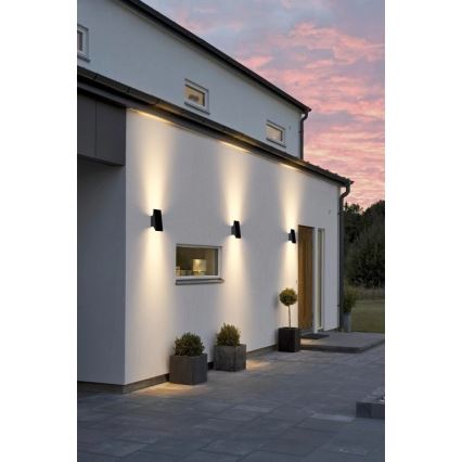 Viking - Aplique de parede solar LED dimerizável LED/1,5W/3,7V IP65 4000K 2000 mAh