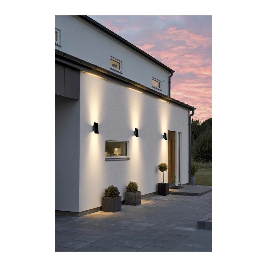 Viking - Aplique de parede solar LED dimerizável LED/1,5W/3,7V IP65 4000K 2000 mAh