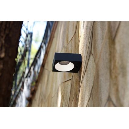 Viking - Aplique de parede solar LED dimerizável com sensor LED/2W/3,7V IP65 4000K 2000 mAh