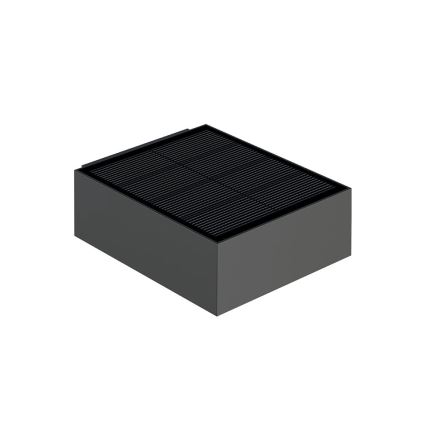 Viking - Aplique de parede solar LED dimerizável com sensor LED/2W/3,7V IP65 4000K 2000 mAh