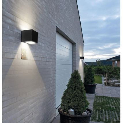 Viking - Aplique solar de parede LED dimerizável LED/1W/3,7V IP54 4000K 2000 mAh