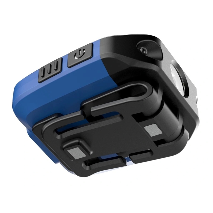 Viking - Lanterna recarregável LED com intensidade regulável, sensor e luz LED vermelha/5V IPX4 200 lm 500 mAh