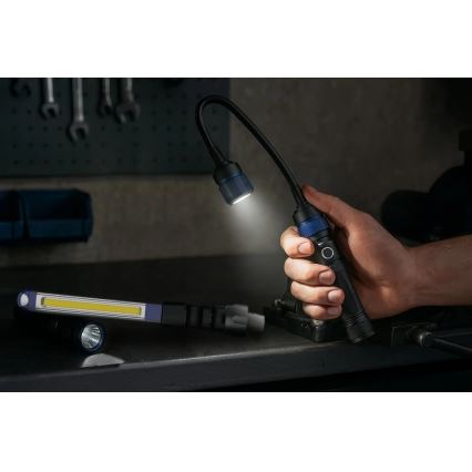 Viking - Lanterna recarregável dimerizável 3 em 1 LED/5V IPX4 380 lm 2200 mAh