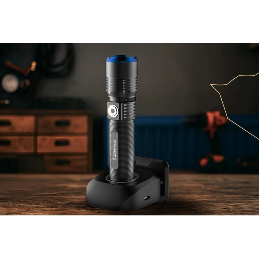 Viking - Lanterna recarregável LED com intensidade regulável LED/5V IPX3 600 lm 2600 mAh