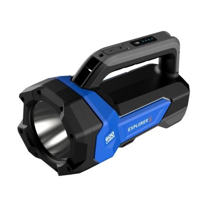 Viking - Lanterna recarregável LED regulável, 5V, IPX4, 1000 lm, 8000 mAh