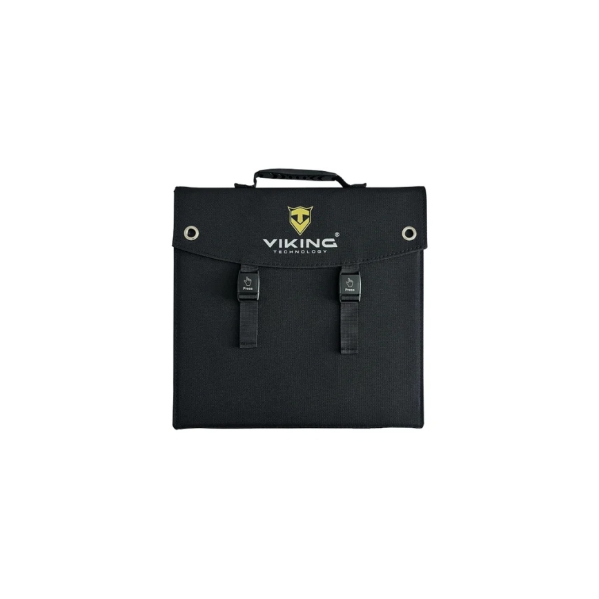 Viking - Painel solar USB Power Delivery 60W/20V IPX4 preto