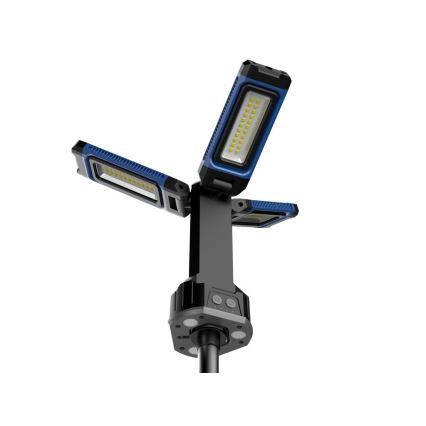 Viking - Refletor LED recarregável com suporte 3x LED/5V IPX4 7000 lm 4000 mAh