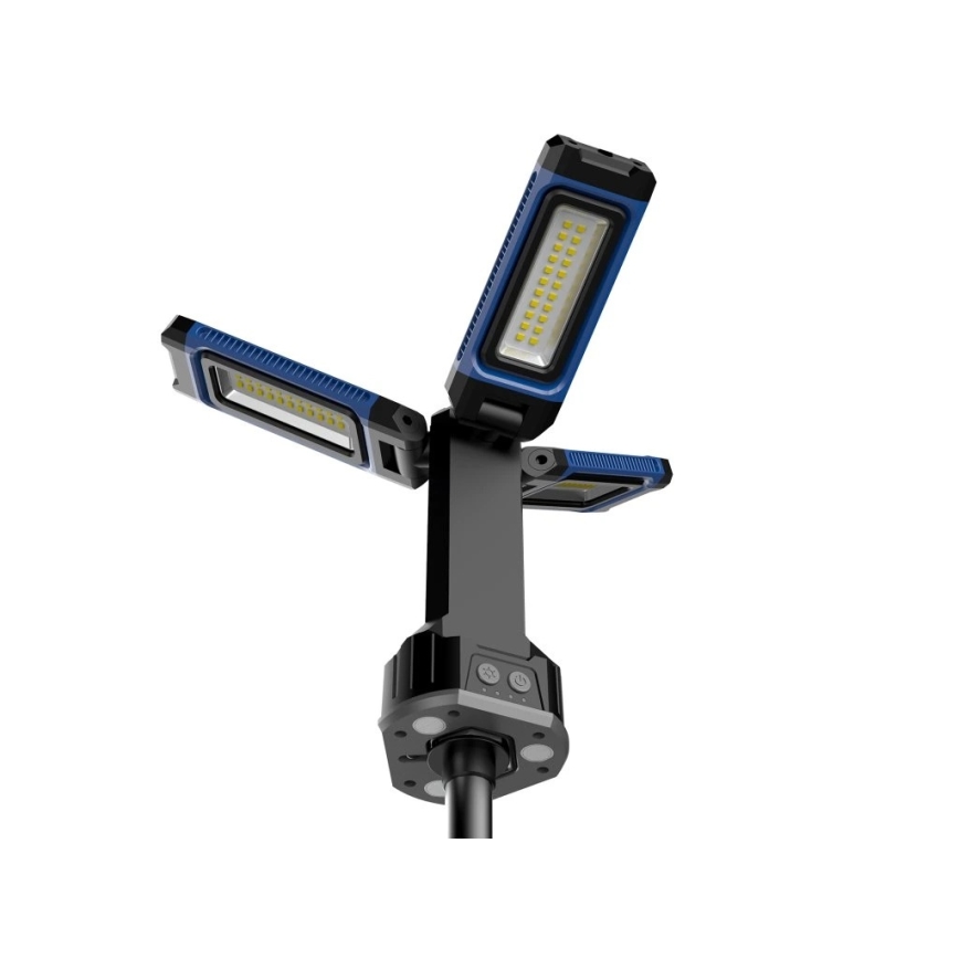 Viking - Refletor LED recarregável com suporte 3x LED/5V IPX4 7000 lm 4000 mAh