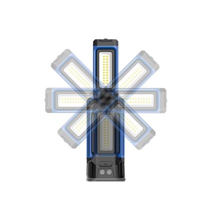 Viking - Refletor LED recarregável com suporte 3x LED/5V IPX4 7000 lm 4000 mAh