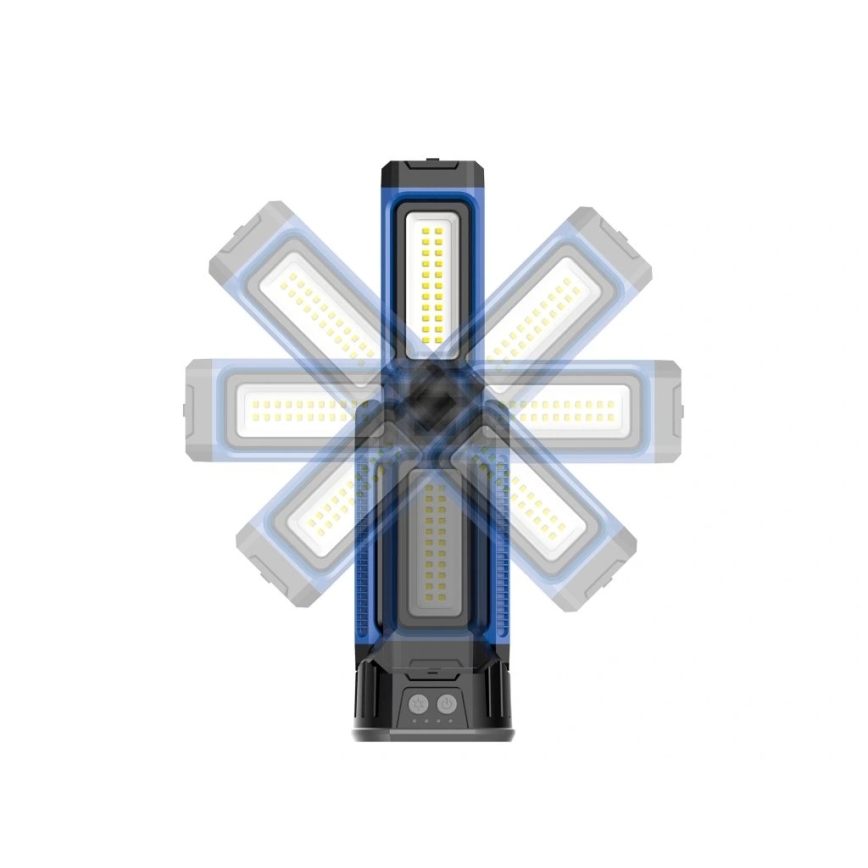 Viking - Refletor LED recarregável com suporte 3x LED/5V IPX4 7000 lm 4000 mAh