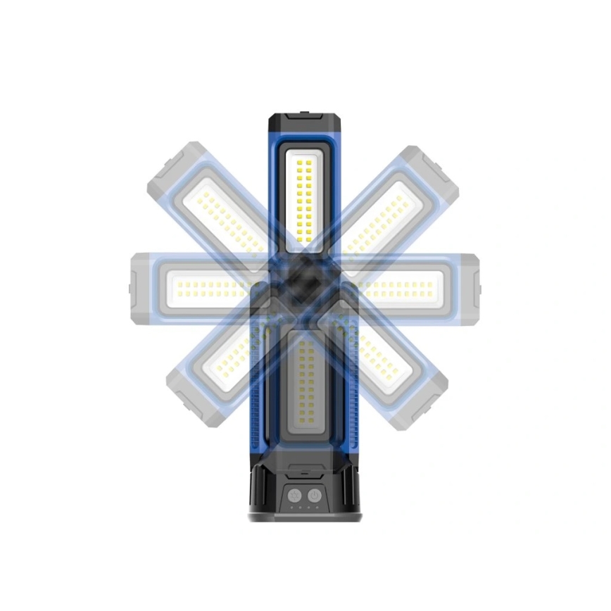 Viking - Refletor LED recarregável com suporte 3xLED/5V IPX4 4500 lm 4000 mAh