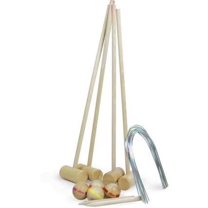 Vilac - Croquet para 4 jogadores com um saco
