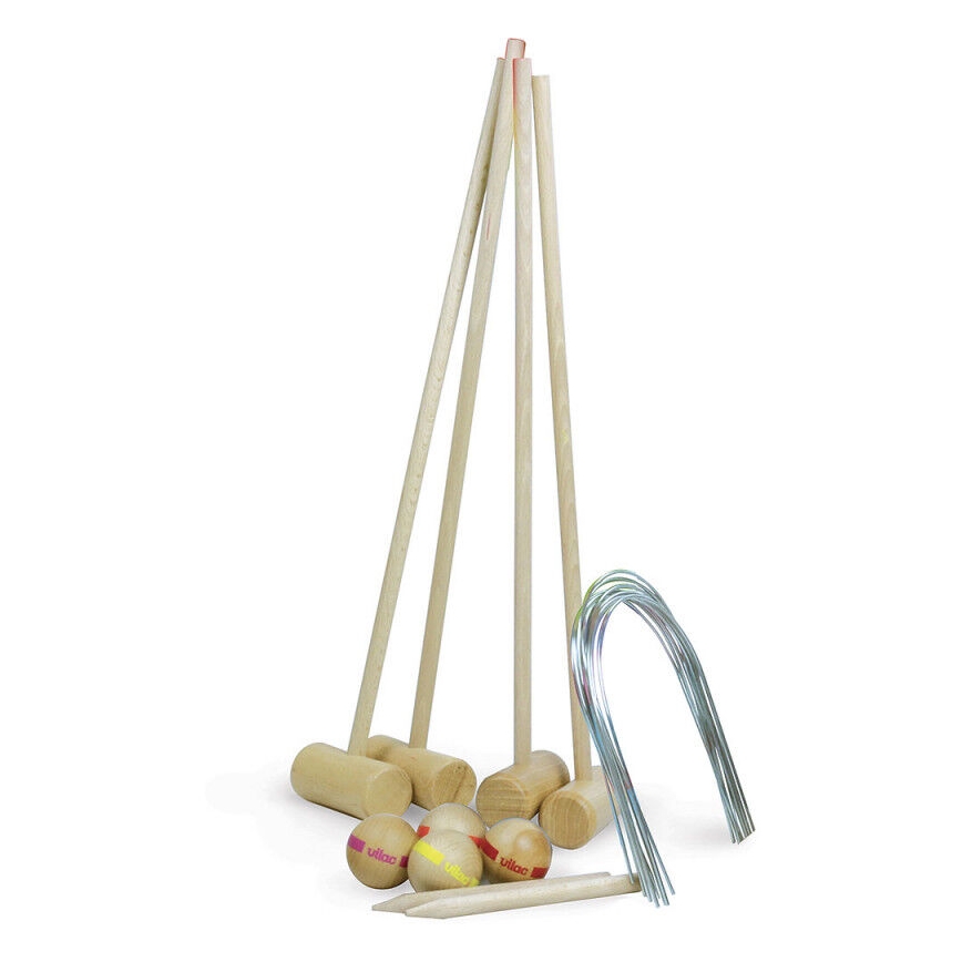 Vilac - Croquet para 4 jogadores com um saco