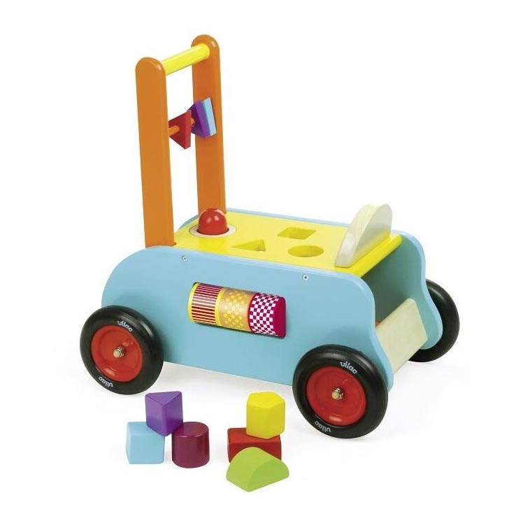 Vilac - Madeira multifuncional carrinho