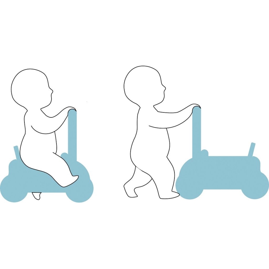 Vilac - Madeira multifuncional carrinho