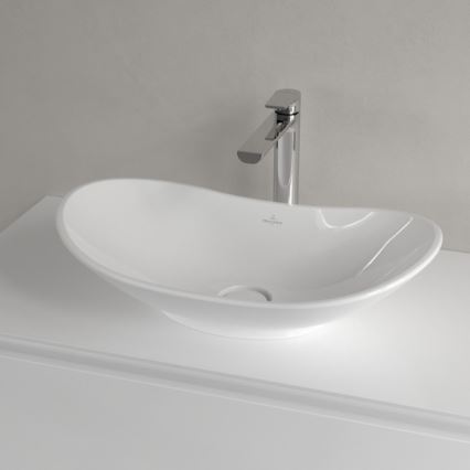 Villeroy & Boch 411060R1 - Lavatório de bancada MY NATURE 61 x 36 cm cerâmica/branco