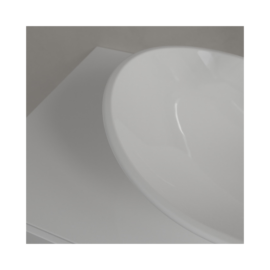 Villeroy & Boch 411060R1 - Lavatório de bancada MY NATURE 61 x 36 cm cerâmica/branco