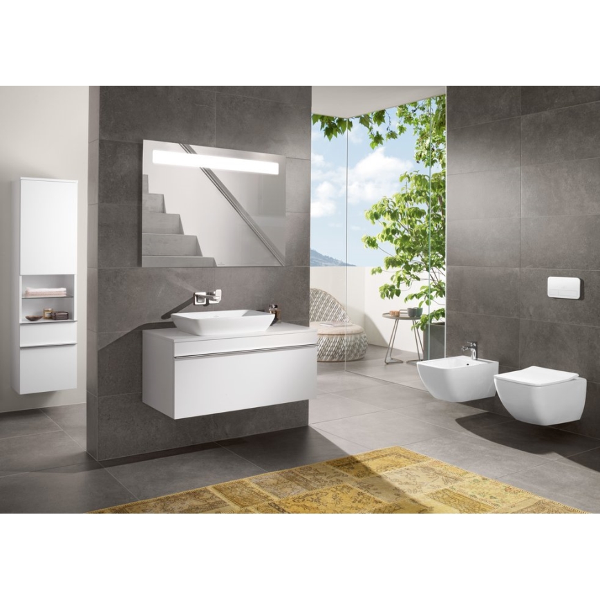Villeroy & Boch 41135501 - Lavatório de bancada VENTICELLO 55,5x36 cm cerâmica/branco