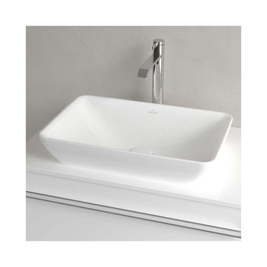 Villeroy & Boch 411355R1 - Lavatório de bancada VENTICELLO 55,5x36 cm cerâmica/branco