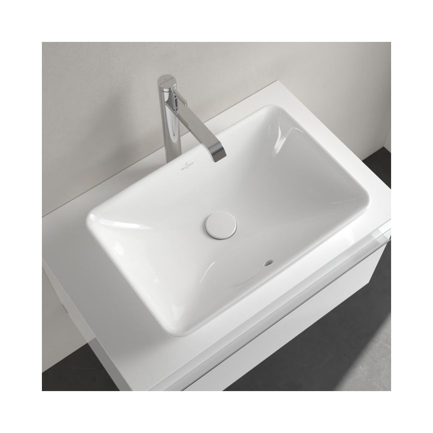 Villeroy & Boch 411355R1 - Lavatório de bancada VENTICELLO 55,5x36 cm cerâmica/branco