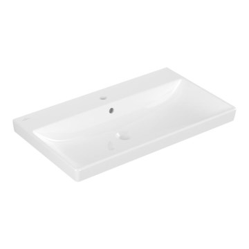 Villeroy & Boch 41568001 - Lavatório suspenso AVENTO 80x47 cm cerâmica/branco