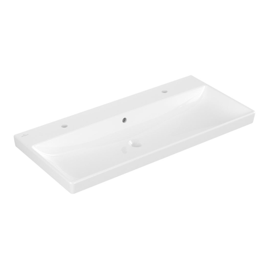 Villeroy & Boch 4156A401 - Lavatório suspenso AVENTO 100x47 cm cerâmica/branco