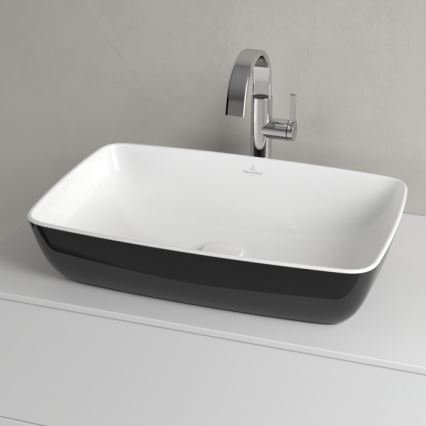 Villeroy & Boch 417258BCT8 - Lavatório de sobrepor ARTIS 58x38,5 cm cerâmica/preto