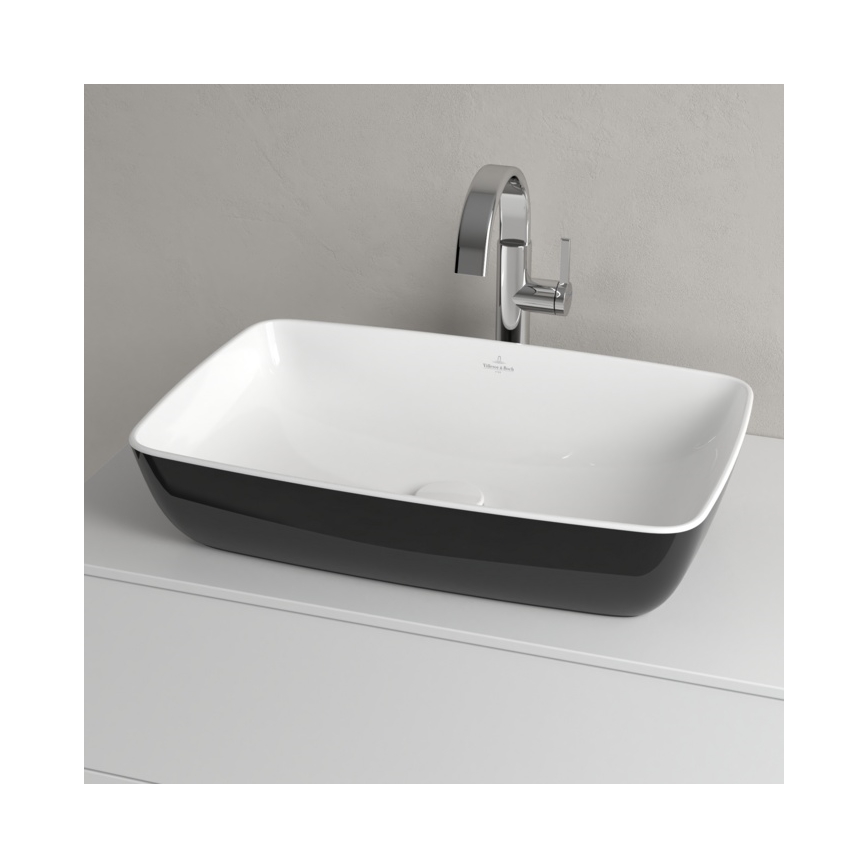 Villeroy & Boch 417258BCT8 - Lavatório de sobrepor ARTIS 58x38,5 cm cerâmica/preto