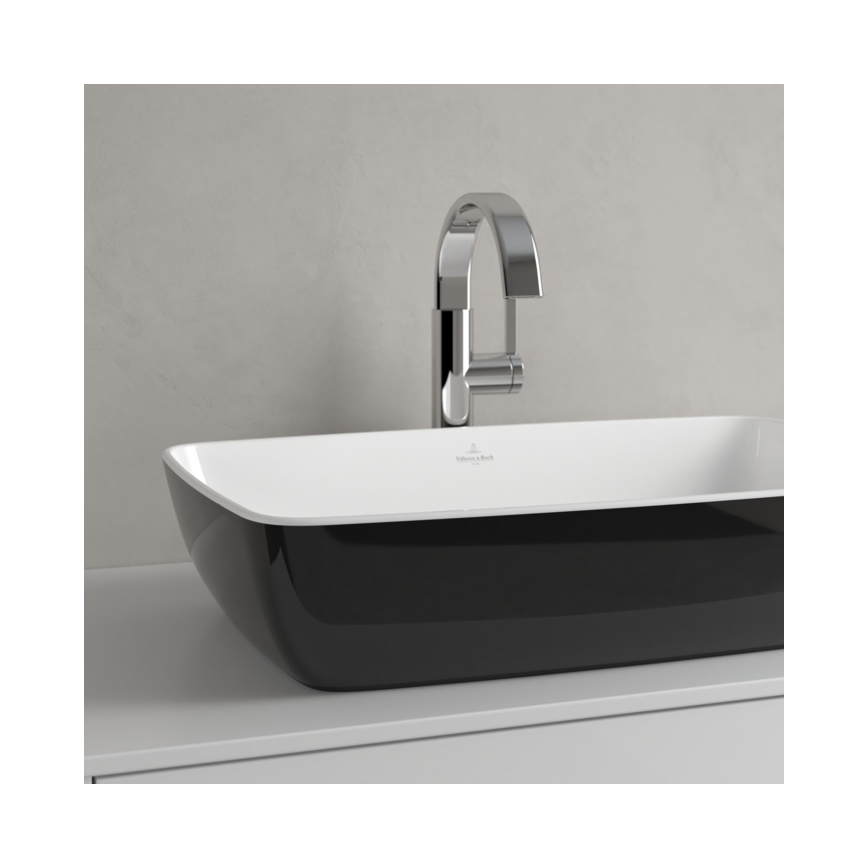 Villeroy & Boch 417258BCT8 - Lavatório de sobrepor ARTIS 58x38,5 cm cerâmica/preto