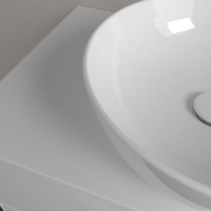 Villeroy & Boch 417943R1 - Lavatório de bancada ARTIS diâmetro 43 cm cerâmica/branco
