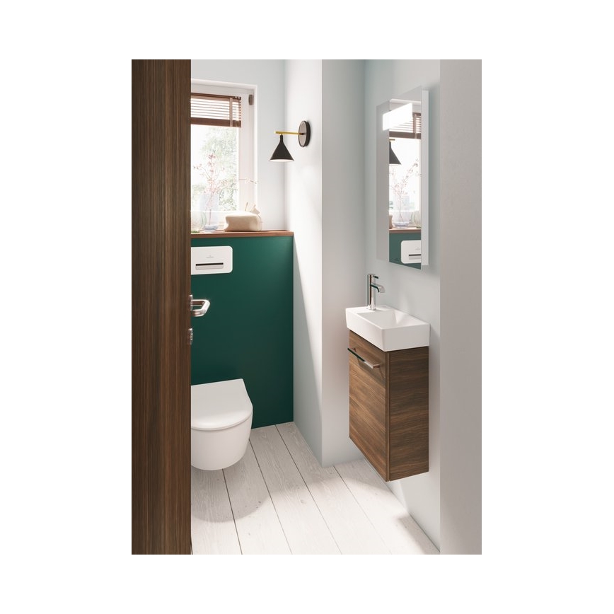 Villeroy & Boch 43003R01 - Lavatório suspenso AVENTO 36x22 cm cerâmica/branco