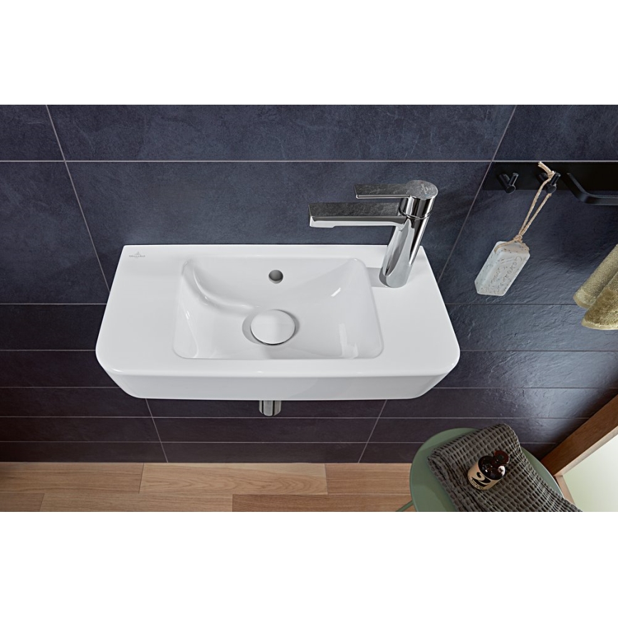 Villeroy & Boch 4342R501 - Lavatório suspenso O.NOVO 50x25 cm cerâmica/branco