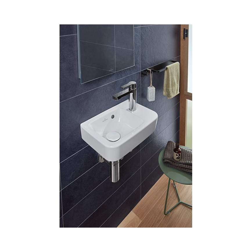 Villeroy & Boch 43433601 - Lavatório suspenso O.NOVO 36 x 25 cm, cerâmica/branco