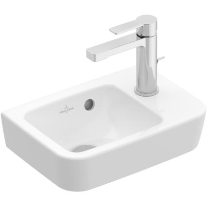 Villeroy & Boch 43433601 - Lavatório suspenso O.NOVO 36 x 25 cm, cerâmica/branco